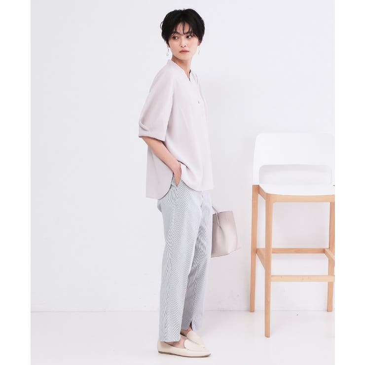 ハイストレッチスティックパンツ【洗濯機OK/透け防止/接触冷感】 | OPAQUE.CLIP | 詳細画像16 