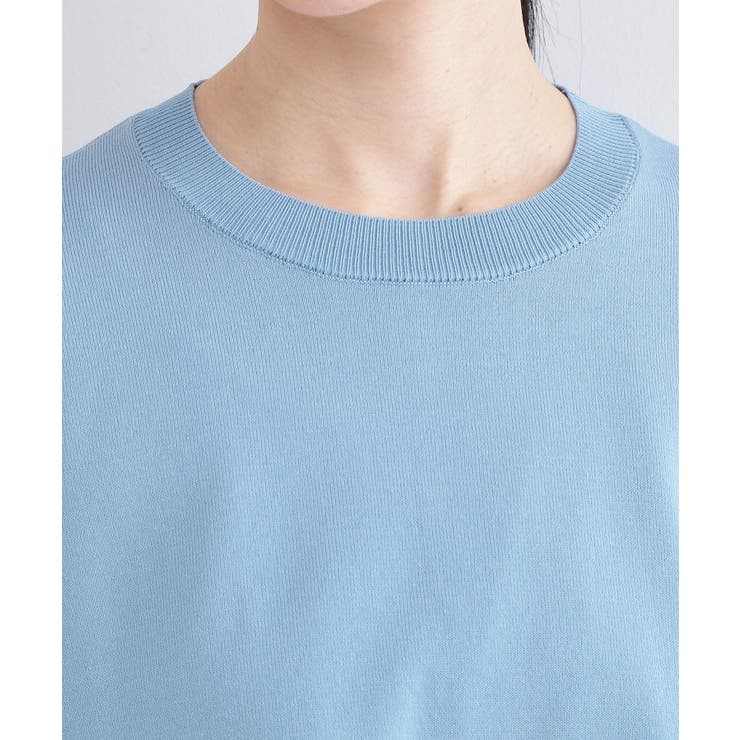 《ツインセット》ワイドニット×裾フレアタンクトップ【洗濯機OK】 | OPAQUE.CLIP | 詳細画像35 