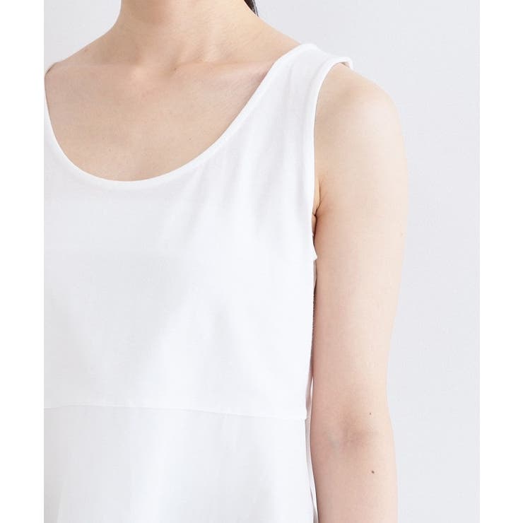 《ツインセット》ワイドニット×裾フレアタンクトップ【洗濯機OK】 | OPAQUE.CLIP | 詳細画像42 