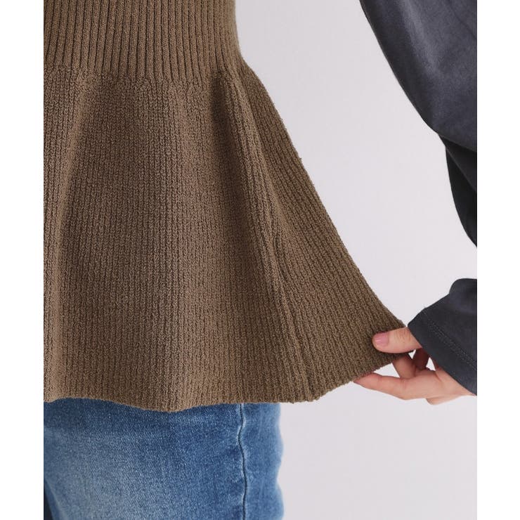 ニットペプラムキャミソール【洗濯機OK】 | OPAQUE.CLIP | 詳細画像14 