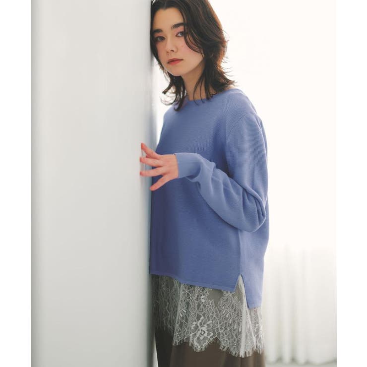 裾レースタンクトップ【洗濯機OK】 | OPAQUE.CLIP | 詳細画像4 