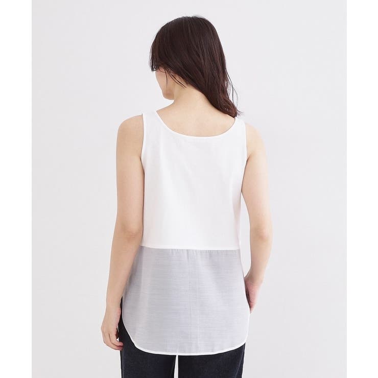 レイヤードドッキングタンクトップ【洗濯機OK】 | OPAQUE.CLIP | 詳細画像11 