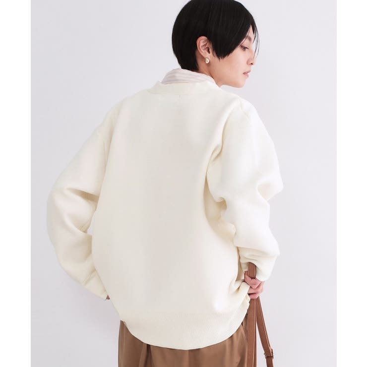 Vネックミドルニットカーディガン【洗濯機OK】 | OPAQUE.CLIP | 詳細画像25 