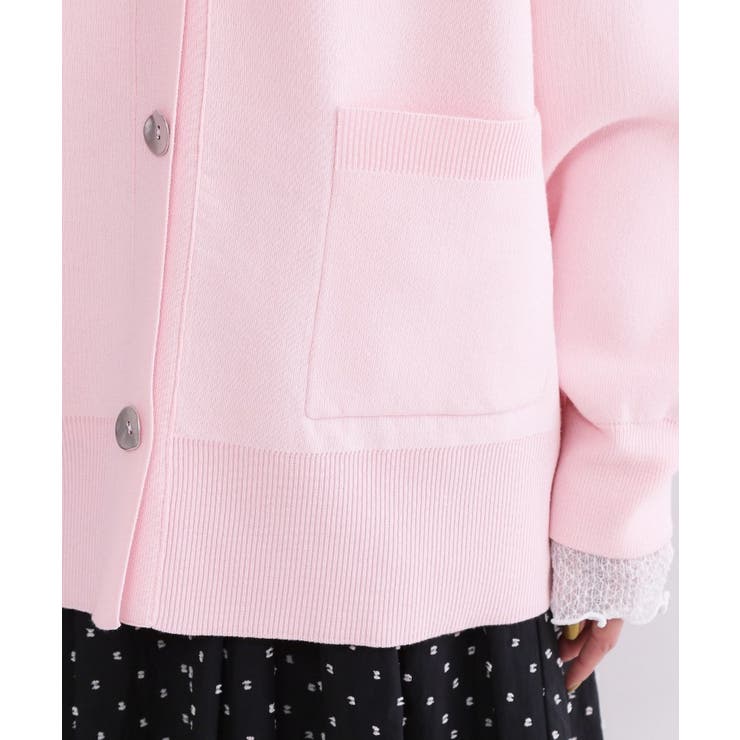 Vネックミドルニットカーディガン【洗濯機OK】 | OPAQUE.CLIP | 詳細画像48 