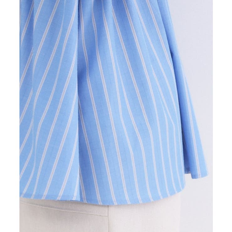 ストライプペプラムデザインブラウス【洗濯機OK】 | OPAQUE.CLIP | 詳細画像41 