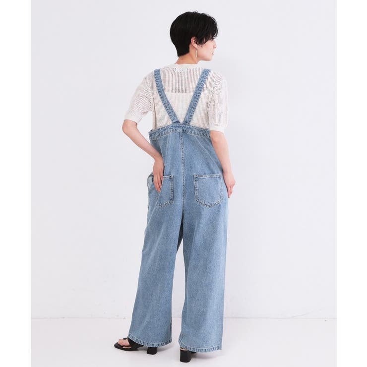 デニムサロペット【洗濯機ＯＫ】 | OPAQUE.CLIP | 詳細画像11 