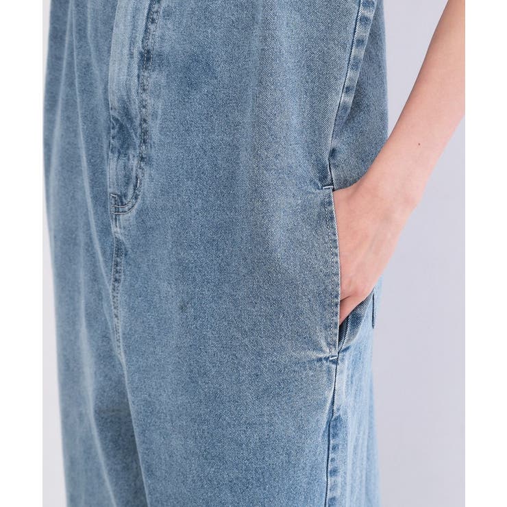 デニムサロペット【洗濯機ＯＫ】 | OPAQUE.CLIP | 詳細画像14 