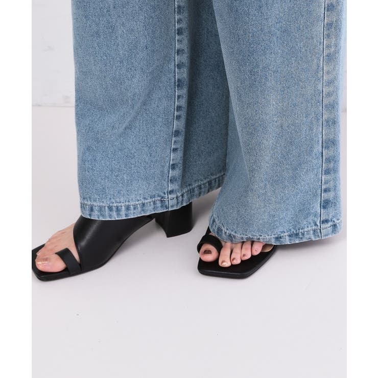 デニムサロペット【洗濯機ＯＫ】 | OPAQUE.CLIP | 詳細画像16 