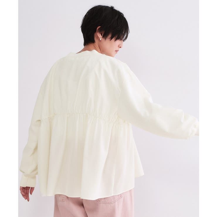 ブラウス風Vネックカーディガン【洗濯機OK】 | OPAQUE.CLIP | 詳細画像23 