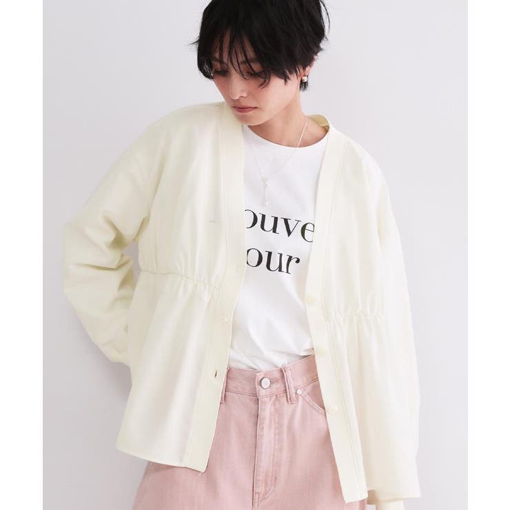 ブラウス風Vネックカーディガン【洗濯機OK】 | OPAQUE.CLIP | 詳細画像22 