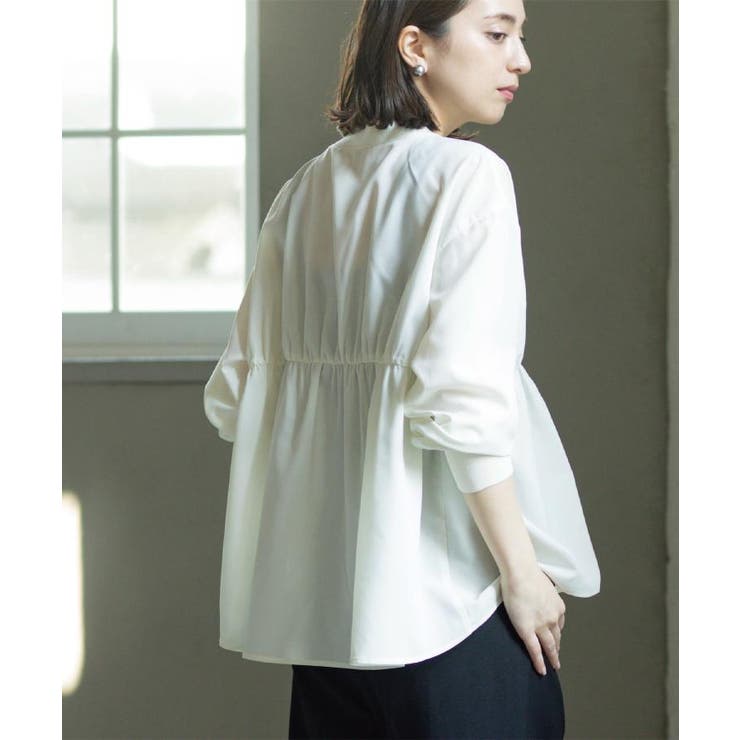 ブラウス風Vネックカーディガン【洗濯機OK】 | OPAQUE.CLIP | 詳細画像14 