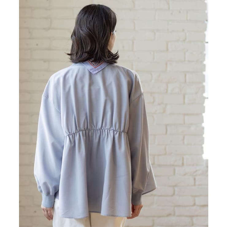 ブラウス風Vネックカーディガン【洗濯機OK】 | OPAQUE.CLIP | 詳細画像20 