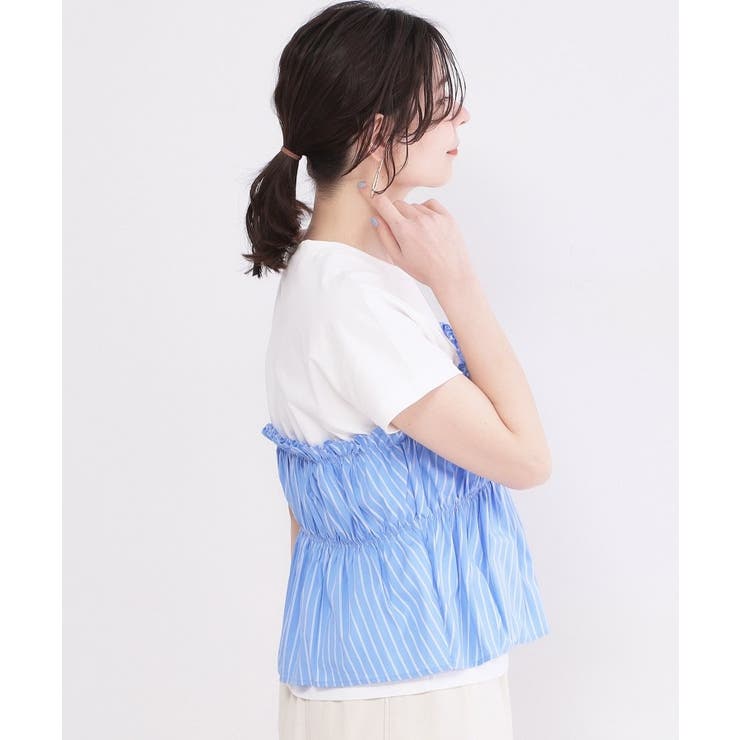 ビスチェドッキングTシャツ【洗濯機OK】 | OPAQUE.CLIP | 詳細画像9 