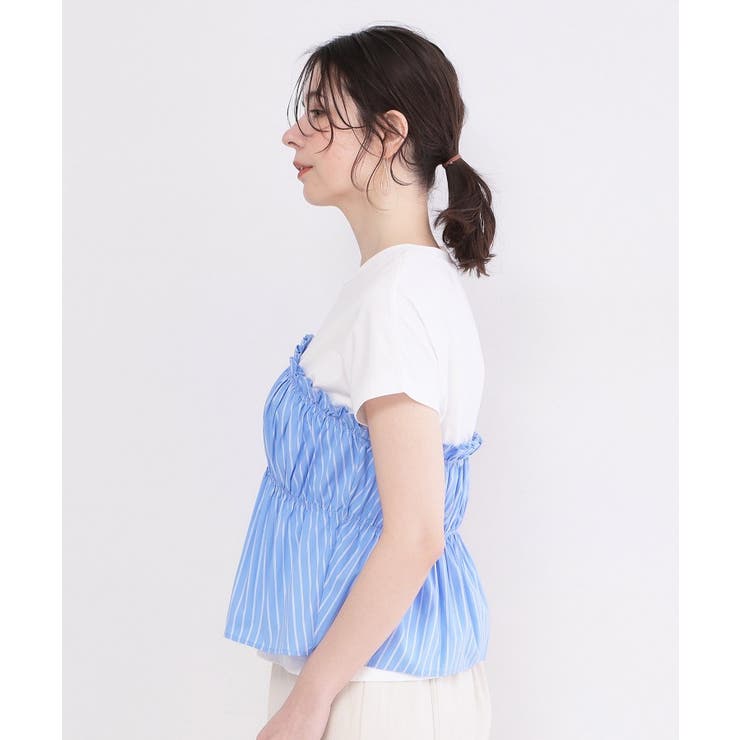 ビスチェドッキングTシャツ【洗濯機OK】 | OPAQUE.CLIP | 詳細画像14 