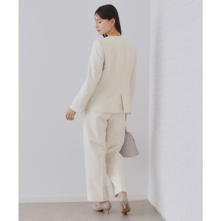 《通勤 セレモニー セットアップ対応》Vネックジャケット | OPAQUE.CLIP | 詳細画像13 