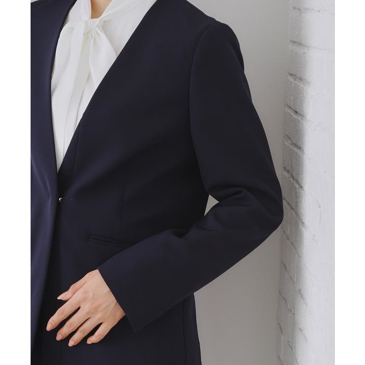 《通勤 セレモニー セットアップ対応》Vネックジャケット | OPAQUE.CLIP | 詳細画像23 