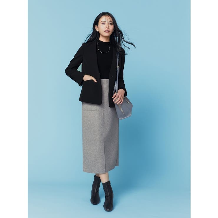 《通勤 セレモニー セットアップ対応》Vネックジャケット | OPAQUE.CLIP | 詳細画像6 