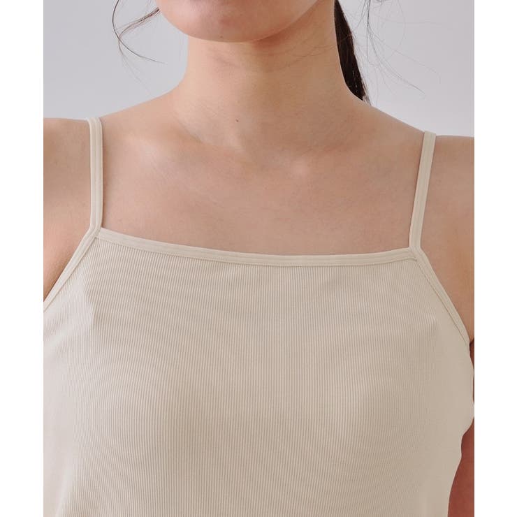 コットンリブキャミソール【洗濯機洗い可】 | OPAQUE.CLIP | 詳細画像14 
