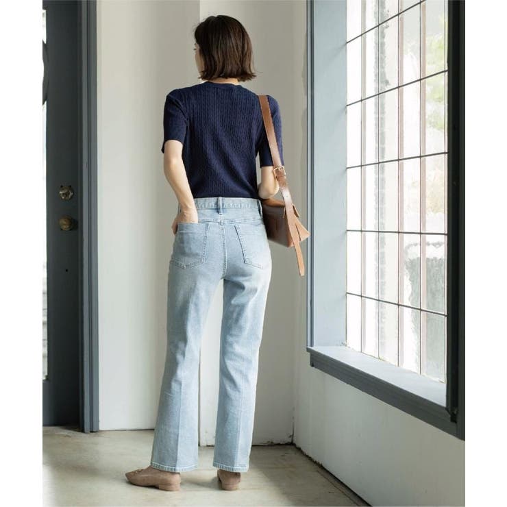 ストレッチセミフレアデニム【洗濯機洗い可】《SS-LLサイズ》 | OPAQUE.CLIP | 詳細画像22 