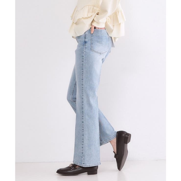 ストレッチセミフレアデニム【洗濯機洗い可】《SS-LLサイズ》 | OPAQUE.CLIP | 詳細画像51 