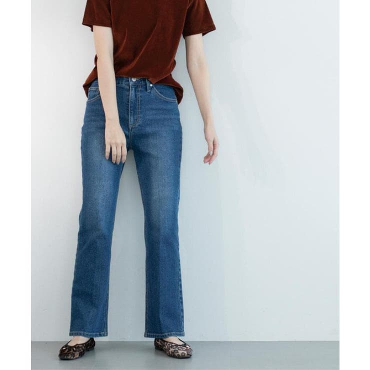 ストレッチセミフレアデニム【洗濯機洗い可】《SS-LLサイズ》 | OPAQUE.CLIP | 詳細画像30 