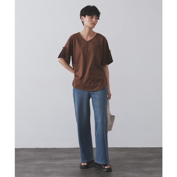 ストレッチバギーデニム【洗濯機洗い可】《SS～LL》 | OPAQUE.CLIP | 詳細画像57 