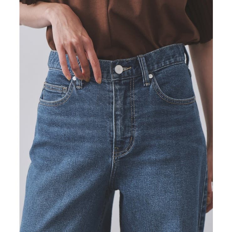 ストレッチバギーデニム【洗濯機洗い可】《SS～LL》 | OPAQUE.CLIP | 詳細画像64 