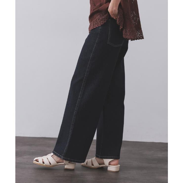 ストレッチバギーデニム【洗濯機洗い可】《SS～LL》 | OPAQUE.CLIP | 詳細画像38 