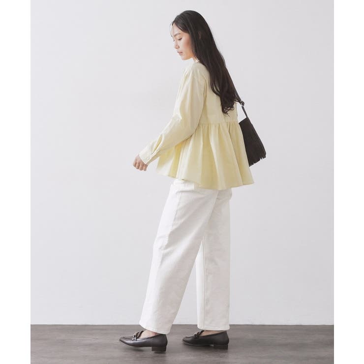 ストレッチバギーデニム【洗濯機洗い可】《SS～LL》 | OPAQUE.CLIP | 詳細画像50 