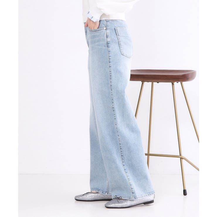 ストレッチバギーデニム【洗濯機洗い可】《SS～LL》 | OPAQUE.CLIP | 詳細画像45 