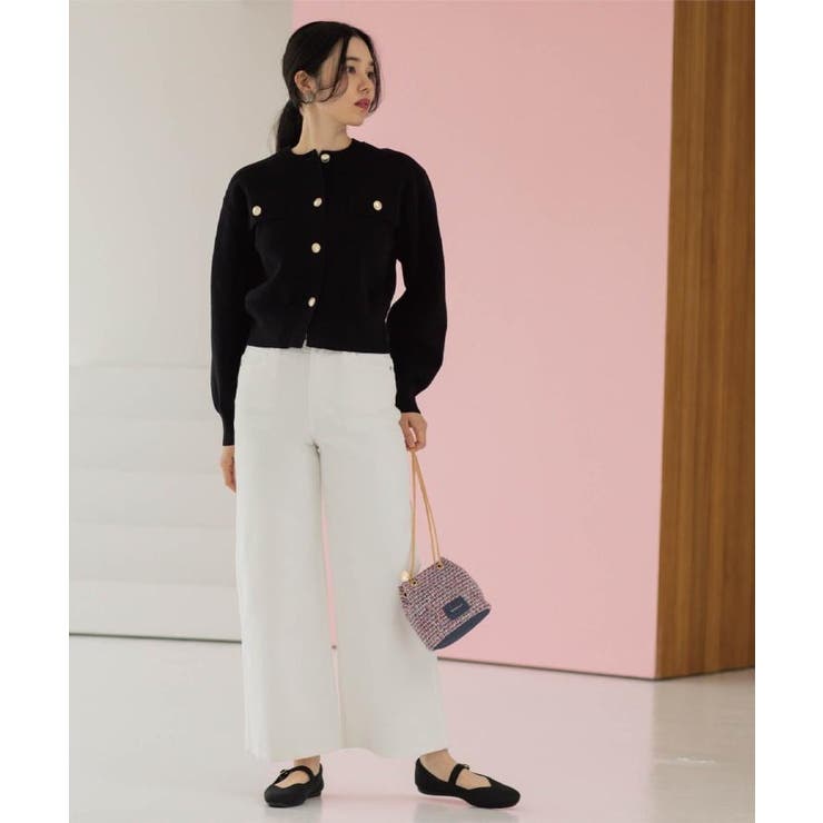 ストレッチバギーデニム【洗濯機洗い可】《SS～LL》 | OPAQUE.CLIP | 詳細画像8 