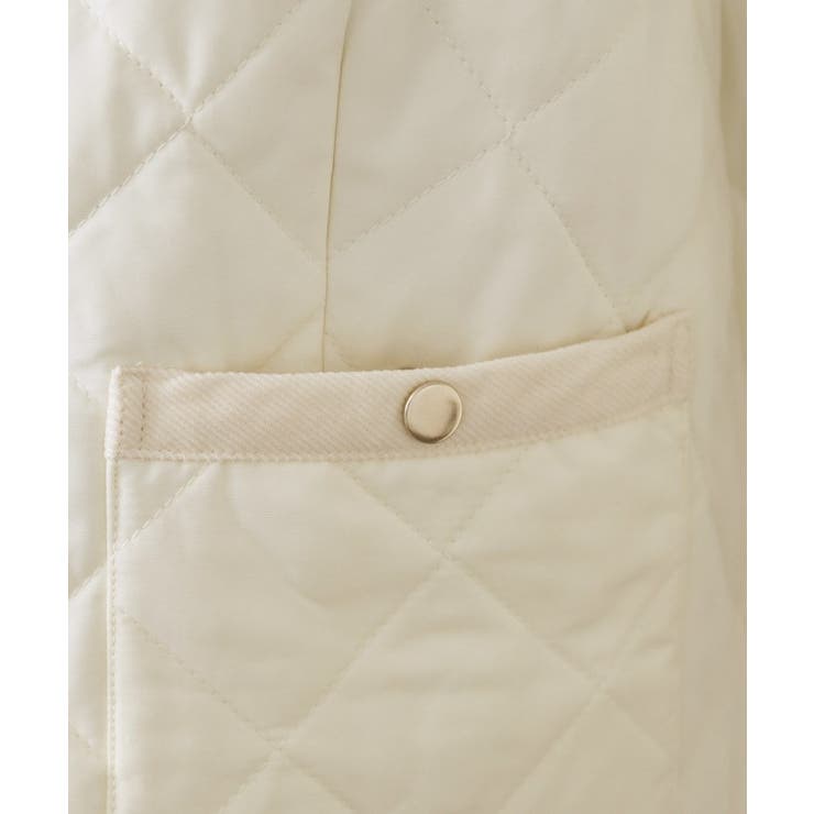 撥水キルティングノーカラージャケット【洗濯機洗い可】 | OPAQUE.CLIP | 詳細画像25