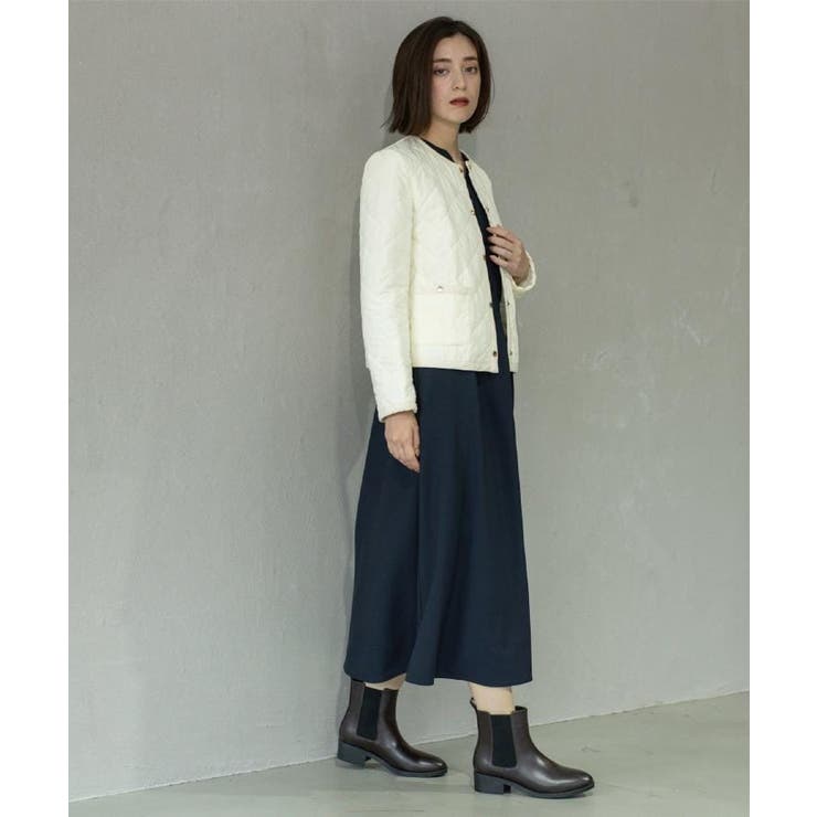 撥水キルティングノーカラージャケット【洗濯機洗い可】 | OPAQUE.CLIP | 詳細画像8