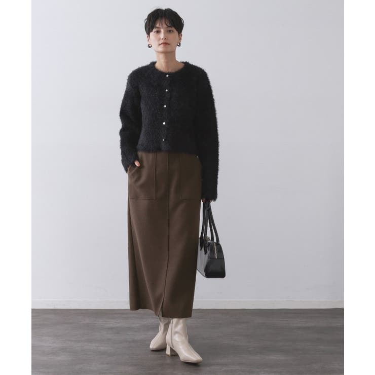 ウールライクタイトスカート【洗濯機洗い可】《8col》 | OPAQUE.CLIP | 詳細画像68 