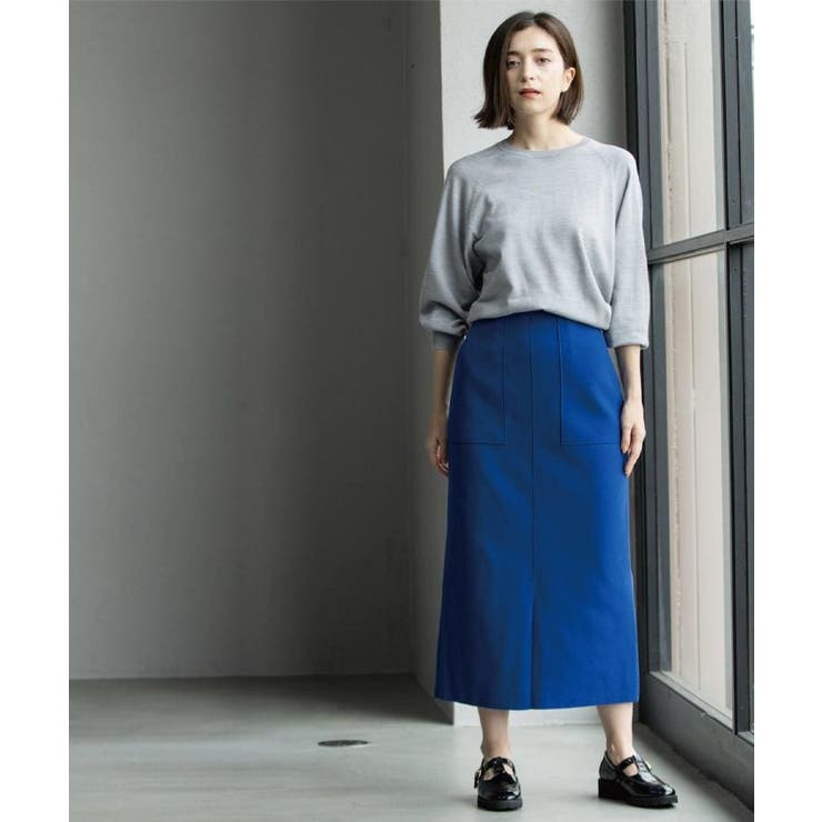 ウールライクタイトスカート【洗濯機洗い可】《8col》 | OPAQUE.CLIP | 詳細画像35 