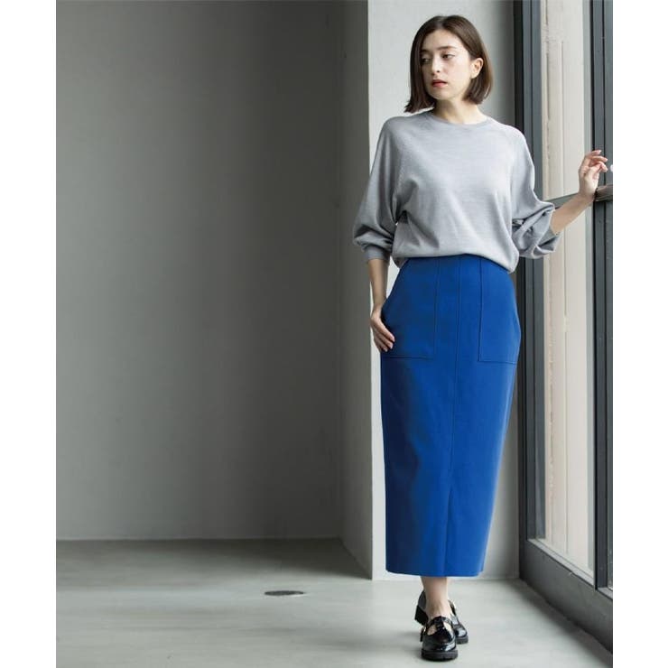 ウールライクタイトスカート【洗濯機洗い可】《8col》 | OPAQUE.CLIP | 詳細画像36 