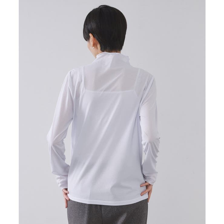 シアーハイネックトップス【洗濯機OK】 | OPAQUE.CLIP | 詳細画像19 