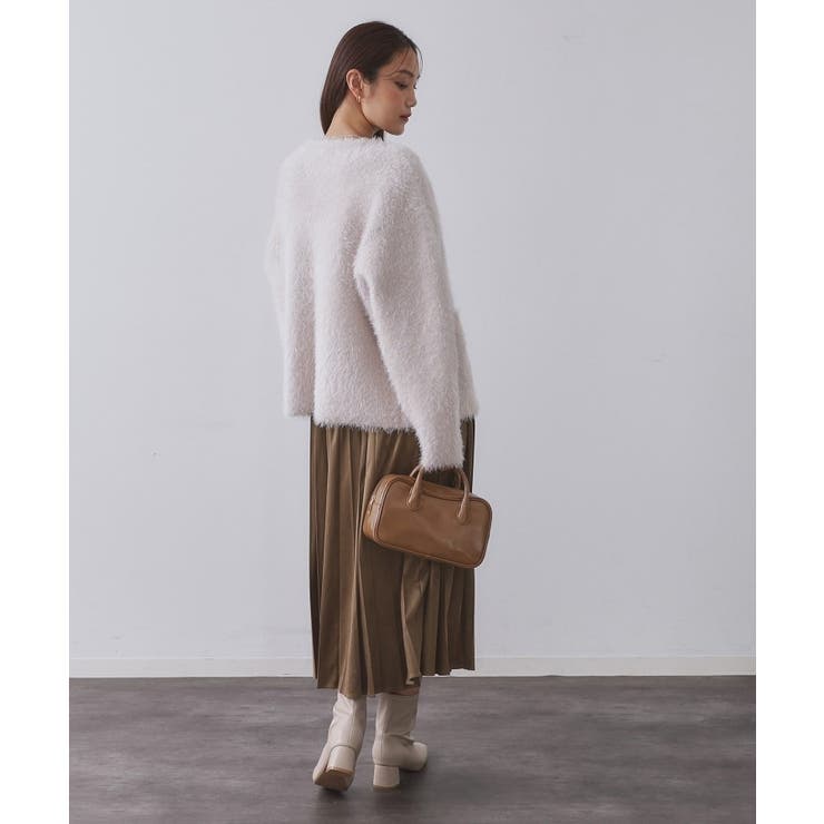 シャギーミドルカーディガン【洗濯機OK】《6col》 | OPAQUE.CLIP | 詳細画像44