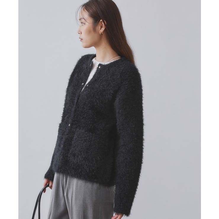 シャギーミドルカーディガン【洗濯機OK】《6col》 | OPAQUE.CLIP | 詳細画像47