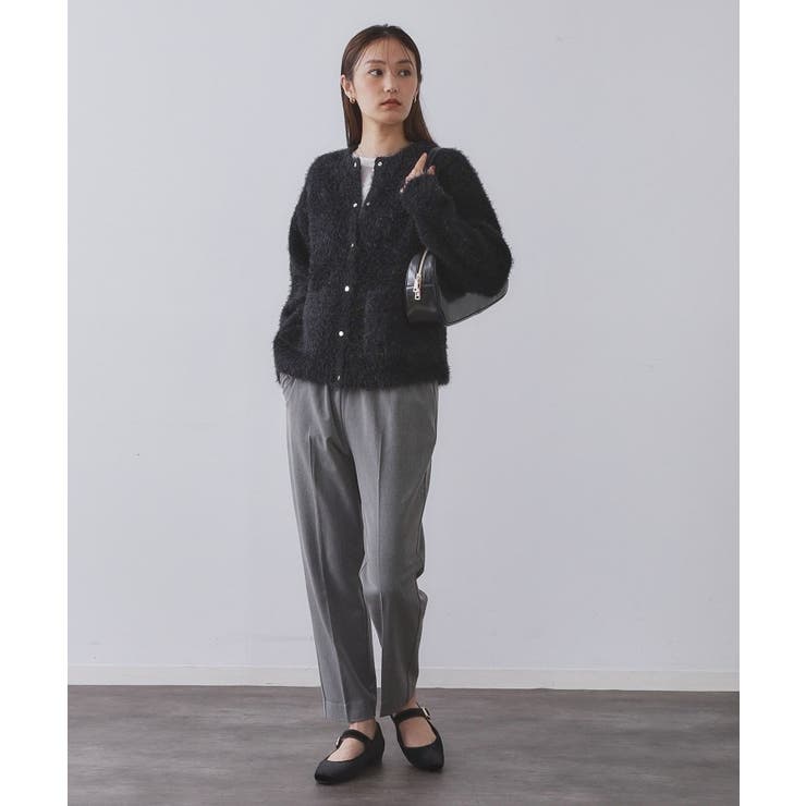 シャギーミドルカーディガン【洗濯機OK】《6col》 | OPAQUE.CLIP | 詳細画像48