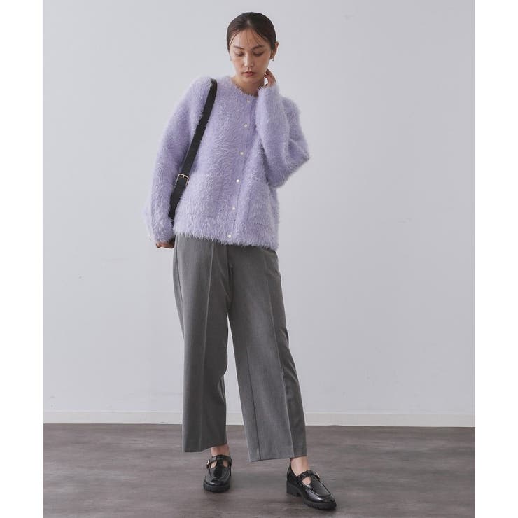 シャギーミドルカーディガン【洗濯機OK】《6col》 | OPAQUE.CLIP | 詳細画像58