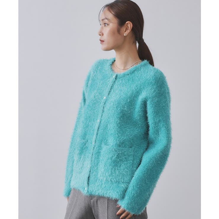 シャギーミドルカーディガン【洗濯機OK】《6col》 | OPAQUE.CLIP | 詳細画像62