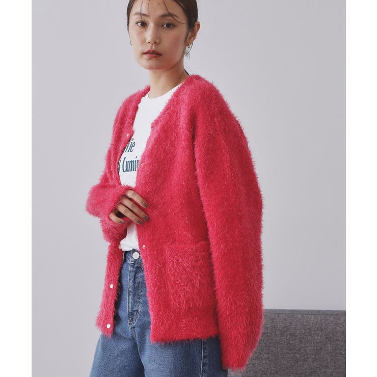 シャギーミドルカーディガン【洗濯機OK】《6col》 | OPAQUE.CLIP | 詳細画像66