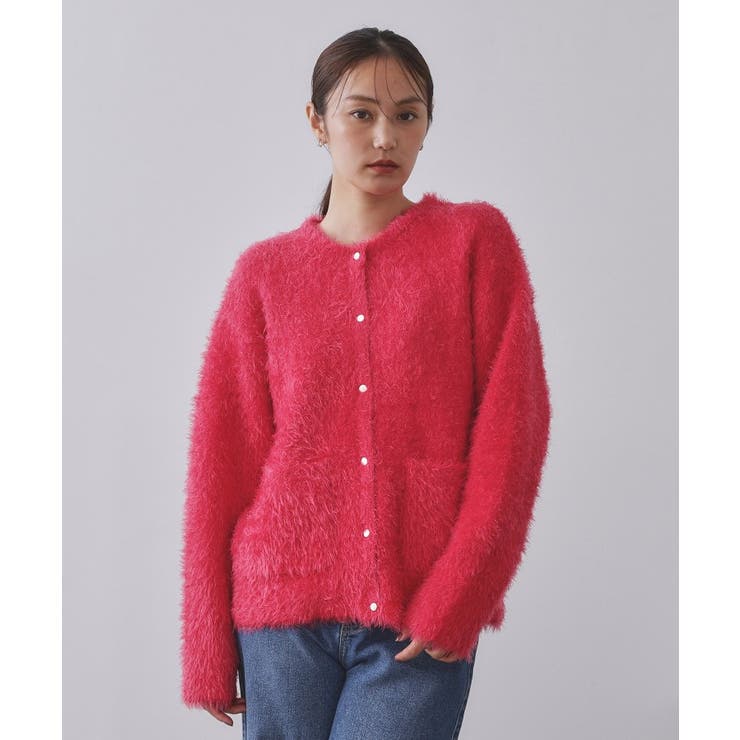 シャギーミドルカーディガン【洗濯機OK】《6col》 | OPAQUE.CLIP | 詳細画像70