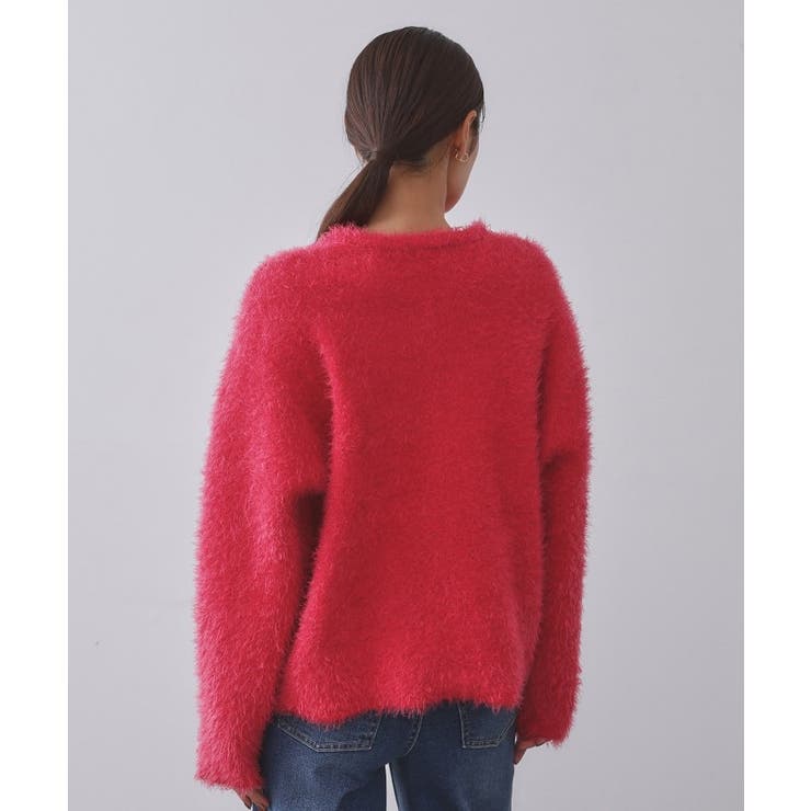 シャギーミドルカーディガン【洗濯機OK】《6col》 | OPAQUE.CLIP | 詳細画像72