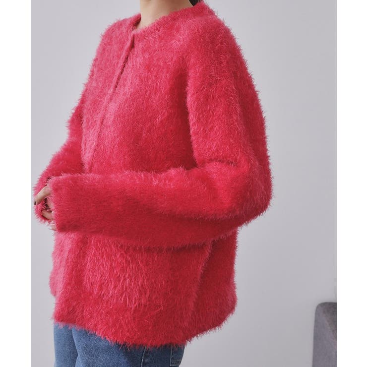 シャギーミドルカーディガン【洗濯機OK】《6col》 | OPAQUE.CLIP | 詳細画像74