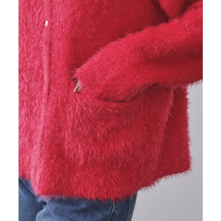 シャギーミドルカーディガン【洗濯機OK】《6col》 | OPAQUE.CLIP | 詳細画像75