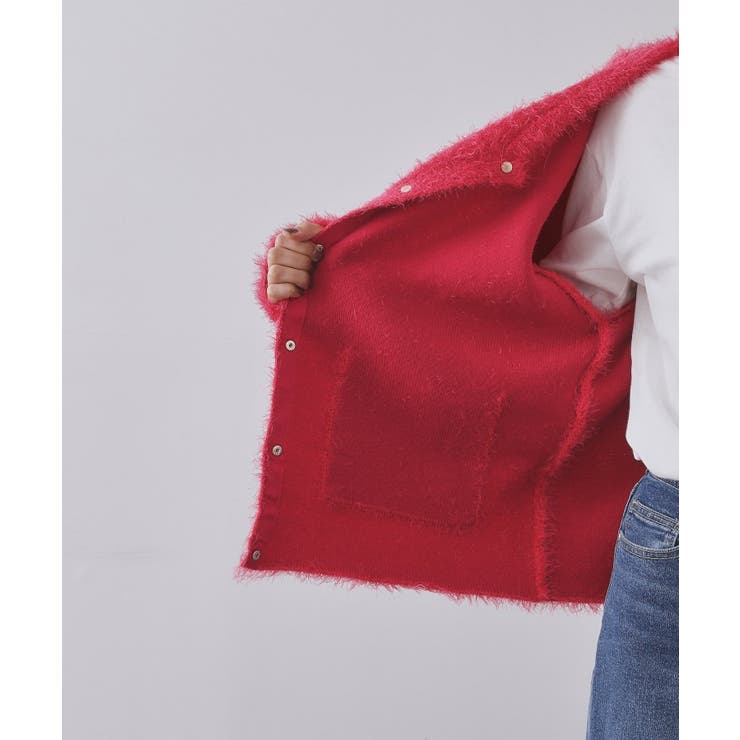 シャギーミドルカーディガン【洗濯機OK】《6col》 | OPAQUE.CLIP | 詳細画像76