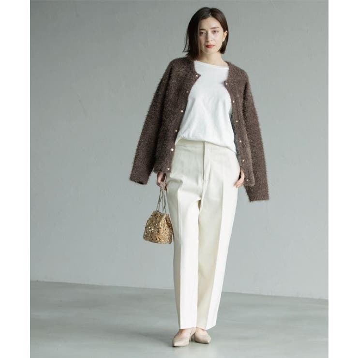 シャギーミドルカーディガン【洗濯機OK】《6col》 | OPAQUE.CLIP | 詳細画像8