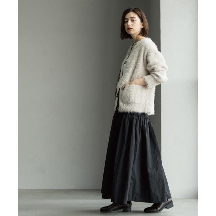 シャギーミドルカーディガン【洗濯機OK】《6col》 | OPAQUE.CLIP | 詳細画像15